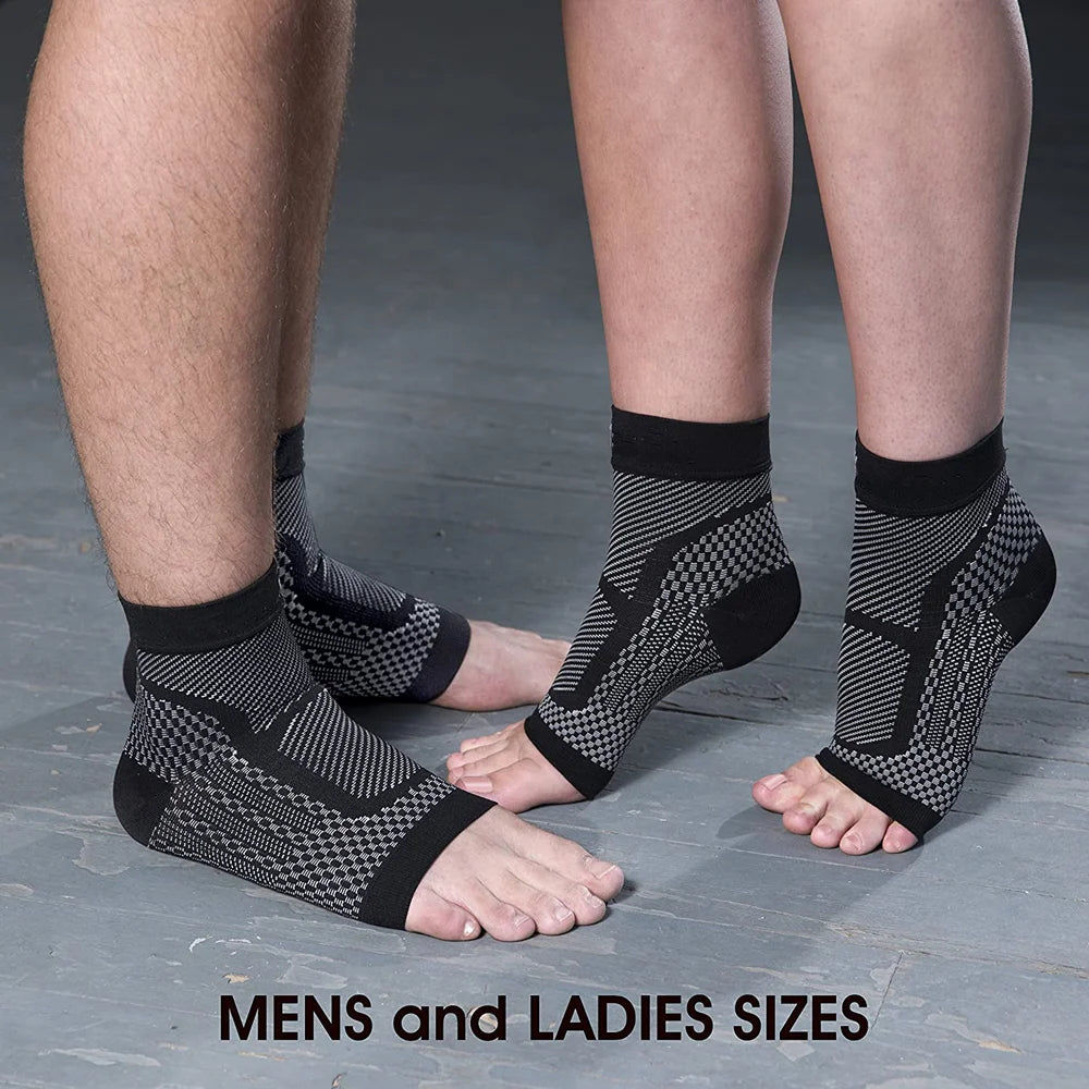 Ankle Brace Compression Sleeve | Plantar Fasciitis & Arch Support | Sports & Recovery