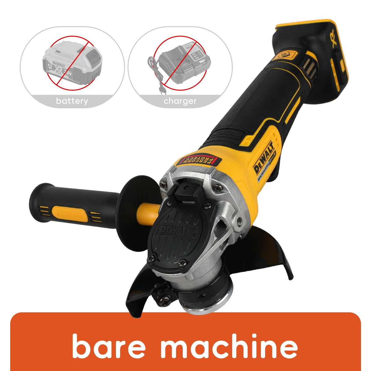 DEWALT-Compatible DCG405 | 18V Brushless Angle Grinder | 125mm