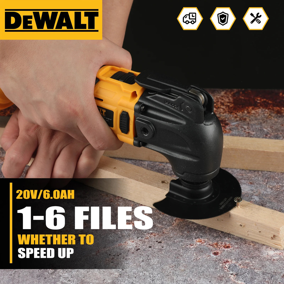 DEWALT-Compatible DCS375 | 20V Brushless Oscillating Multi-Tool