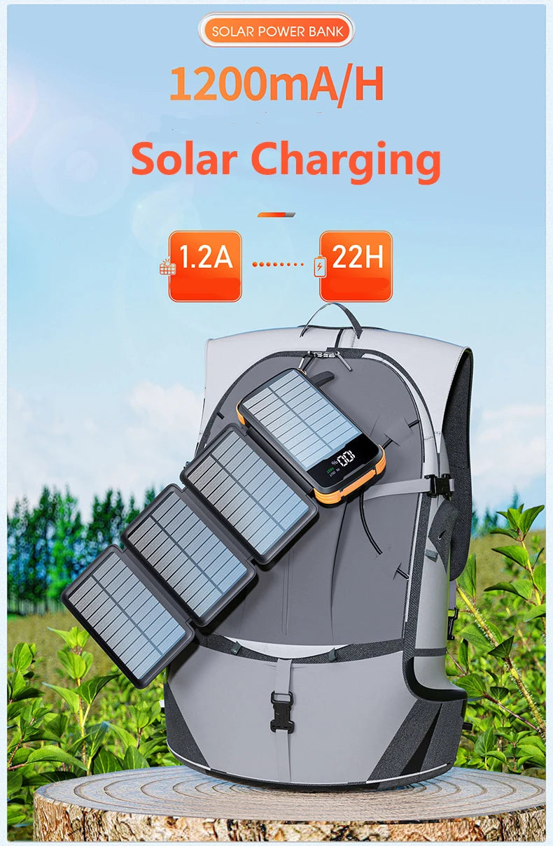 43800mAh Folding Solar Power Bank | 20W PD