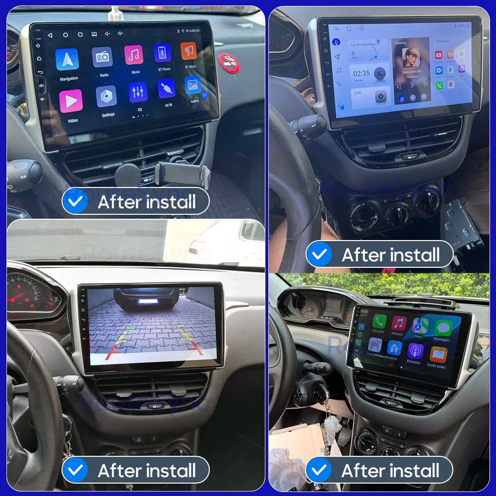 Android 15 Car Radio for Peugeot 2008 (2013-2020) | 10" Touch | CarPlay | GPS | WiFi | Nevegetor