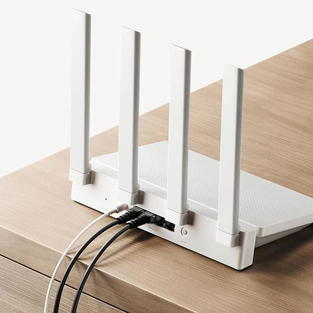 Xiaomi Router AX3000T WiFi 6 Mesh | Dual WAN | NFC | 3000Mbps | Qualcomm CPU | MiWiFi ROM