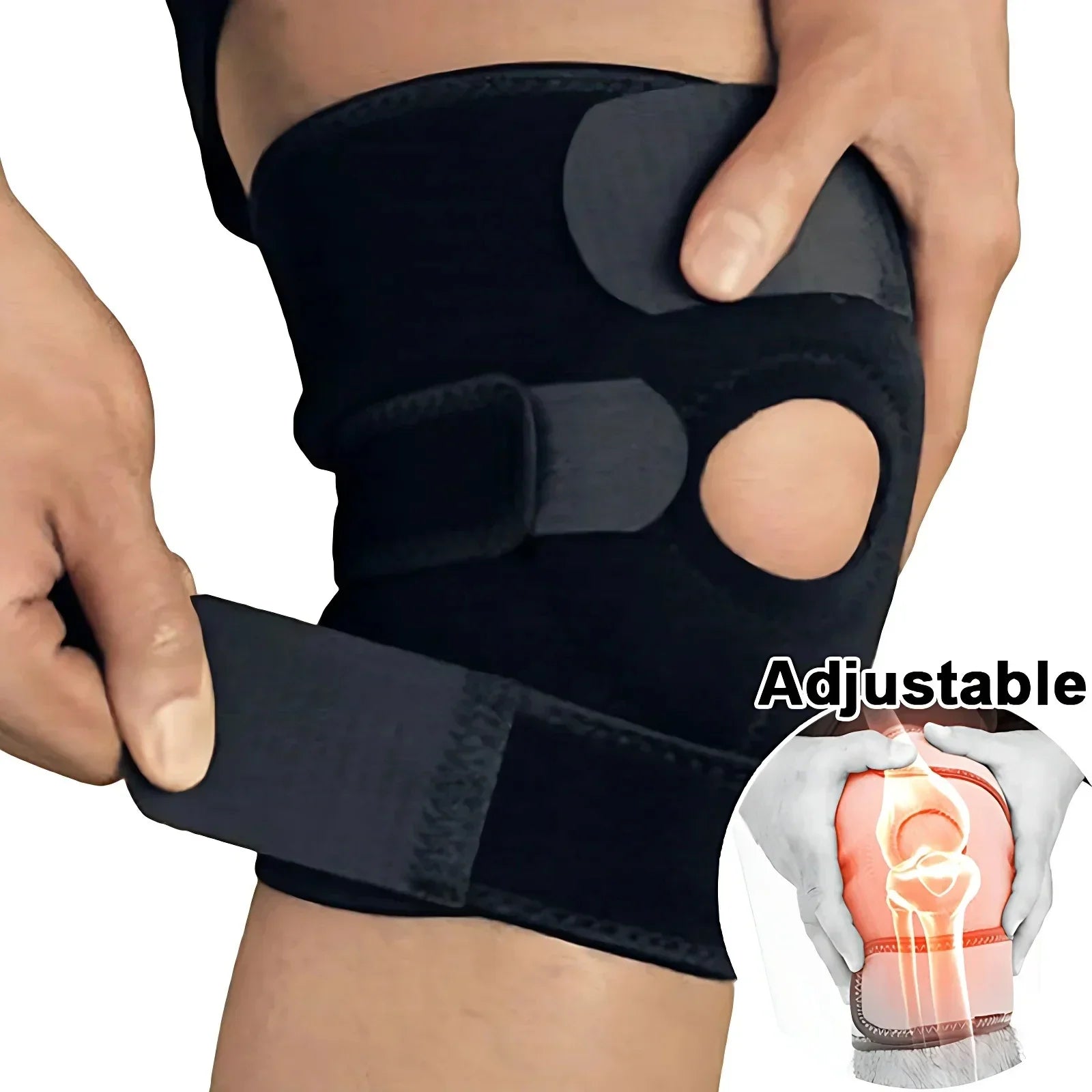 Adjustable Knee Brace Support Pad | Pain Relief & Joint Protection | Sports Kneepad