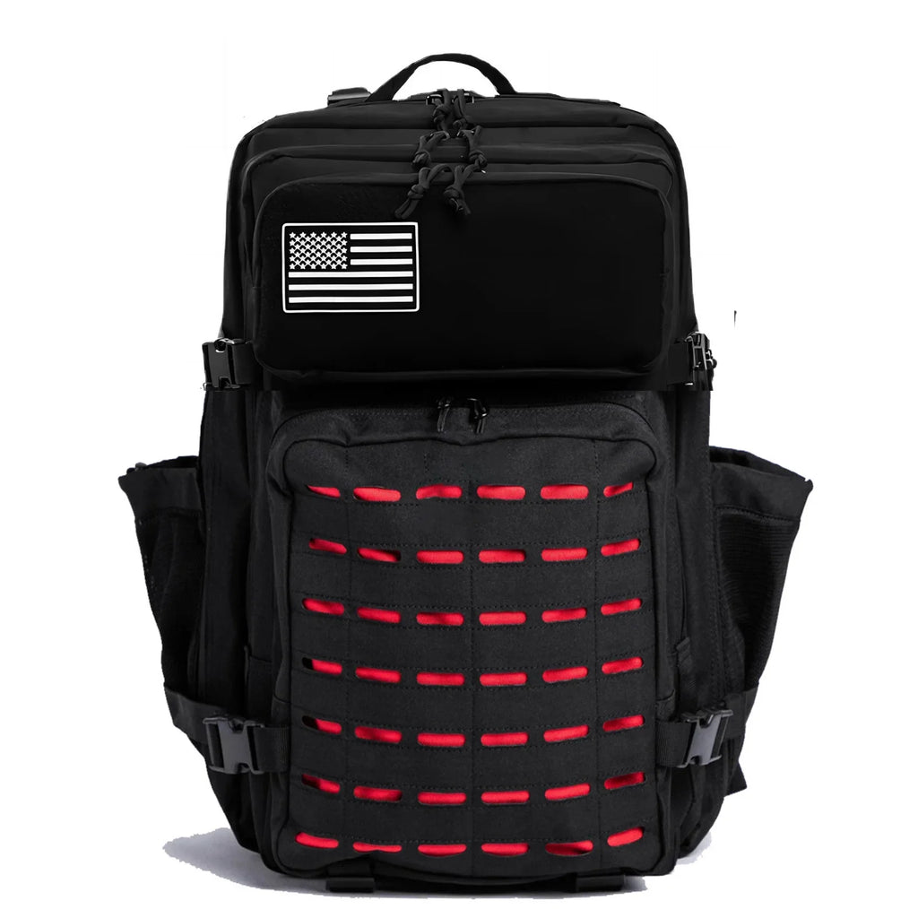 Waterproof Backpack 25L/50L | Gym, Hiking, Travel & Laptop Bag | Dual Bottle Holders | 12 Colors