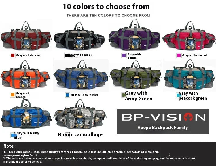 Outdoor Waist Pack | 5L Polyester Design | Hiking & Cycling