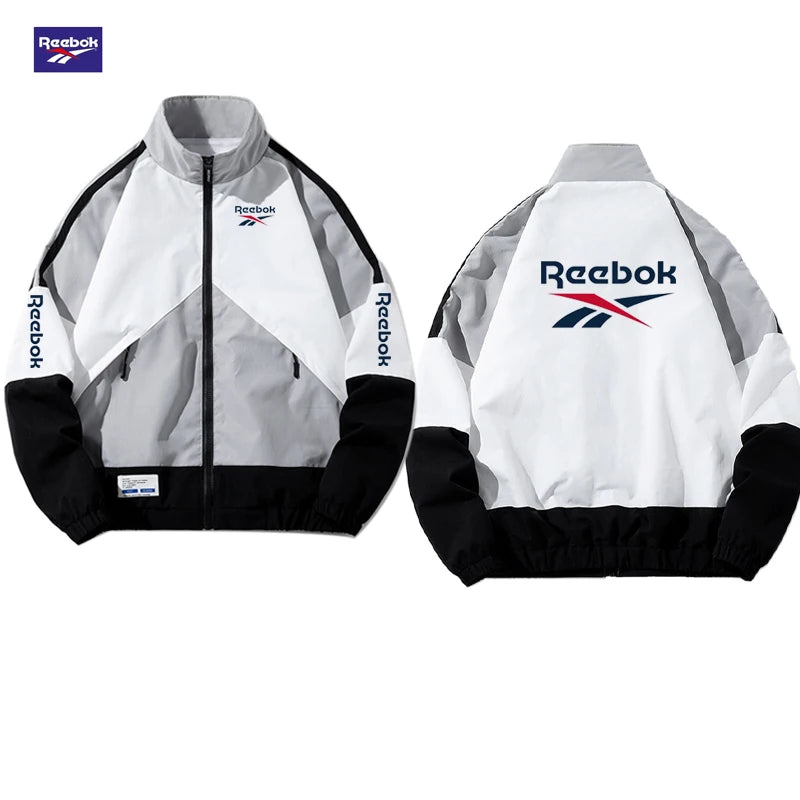 Reebok Men's Lightweight Jacket | Zip Front & Pockets | Casual Outdoor Wear