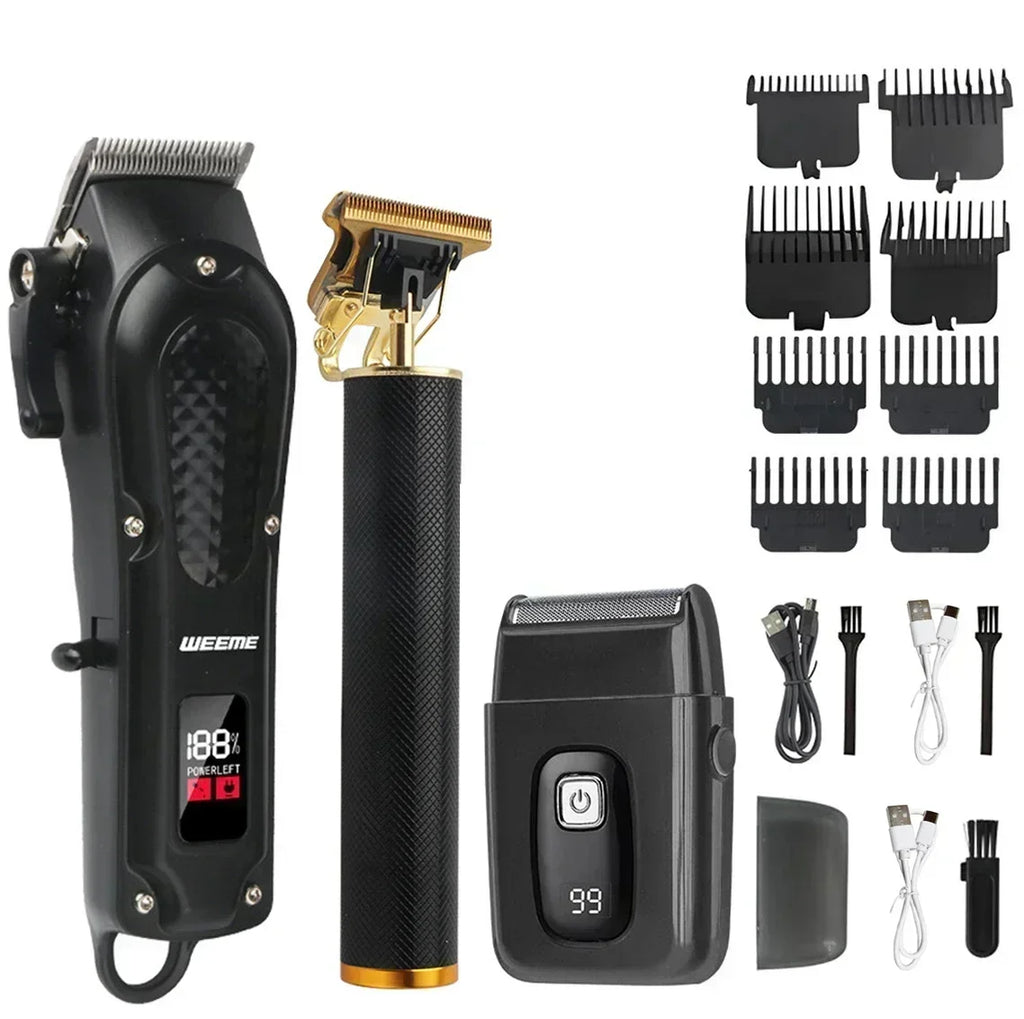 T9 Rechargeable Hair Clipper | USB-C Beard & Hair Trimmer / Recortadora T9 recargable