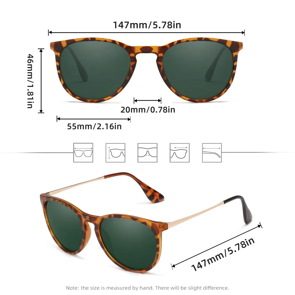 RIVIERSUN Gafas de Sol Cat Eye Polarizadas para Mujer | UV400 | Marco de Aleación | Modelo S28