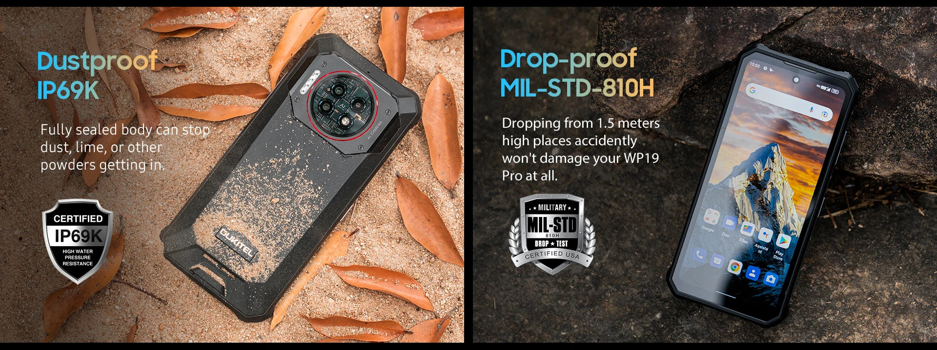 OUKITEL WP19 Pro | Rugged Phone 4G 22000mAh 64MP 120Hz | Helio G99 NFC Android 13