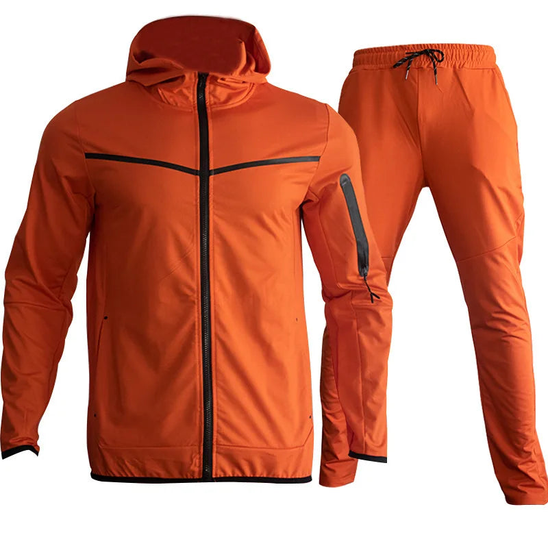 Men's 2-Piece Casual Tracksuit | Polyester | S–3XL