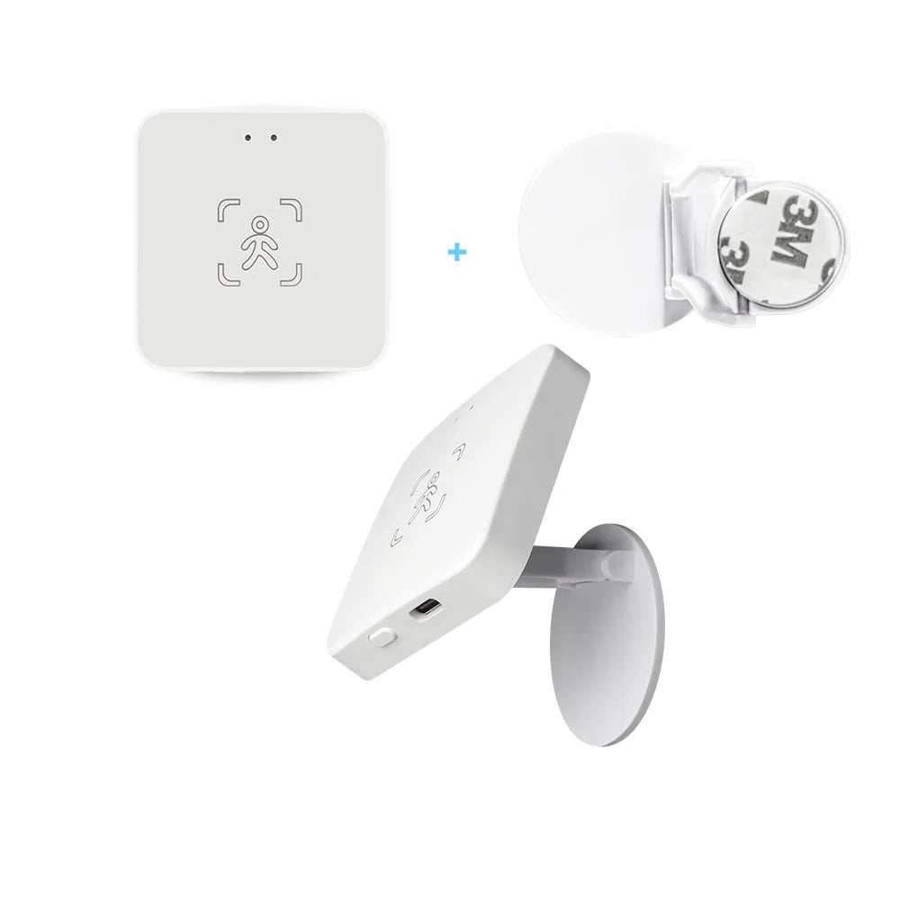 Sensor de Presencia Humana Tuya 24GHz MmWave | Zigbee & WiFi | Radar Inteligente | Compatible Home Assistant