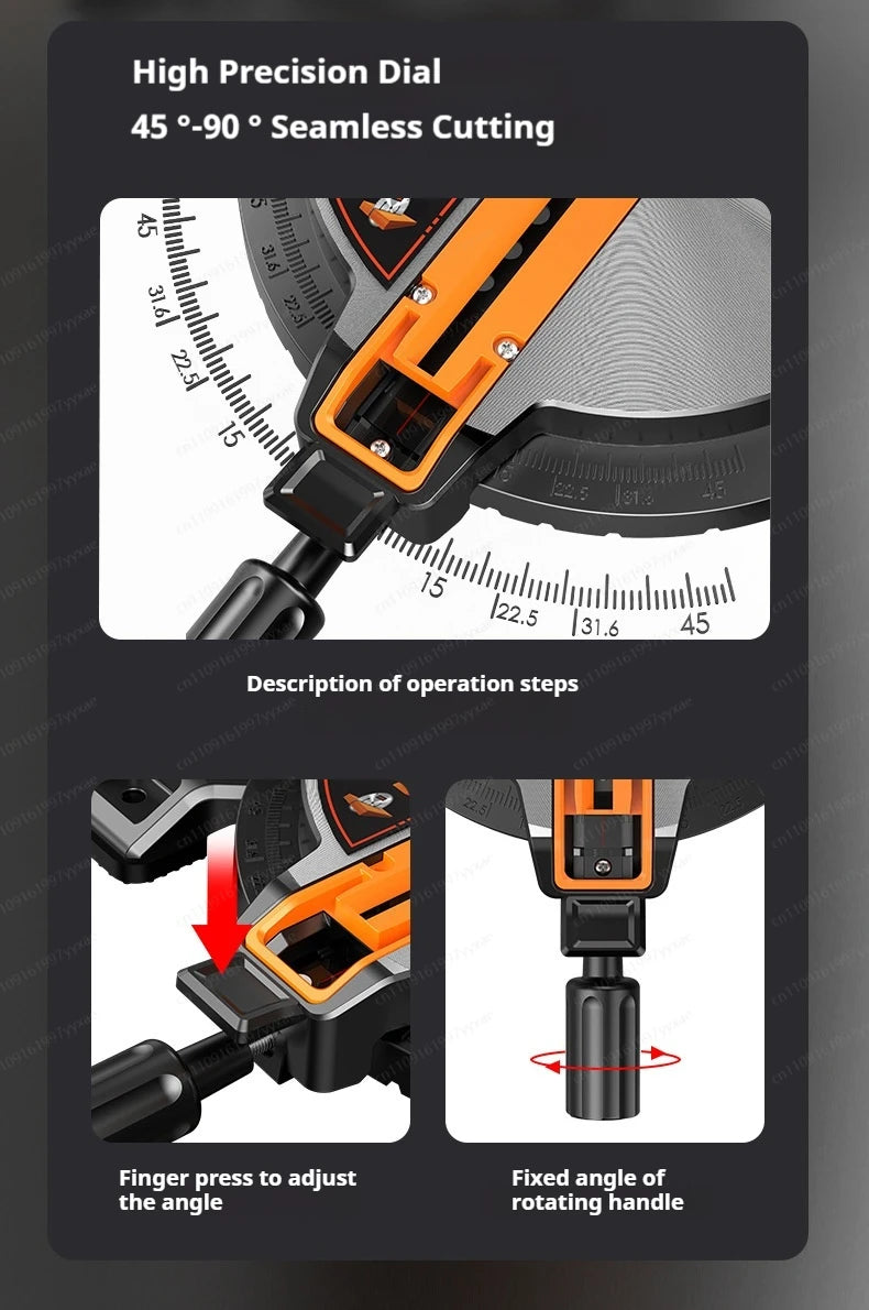 10-Inch Compound Miter Saw | Laser Guide | 1800W