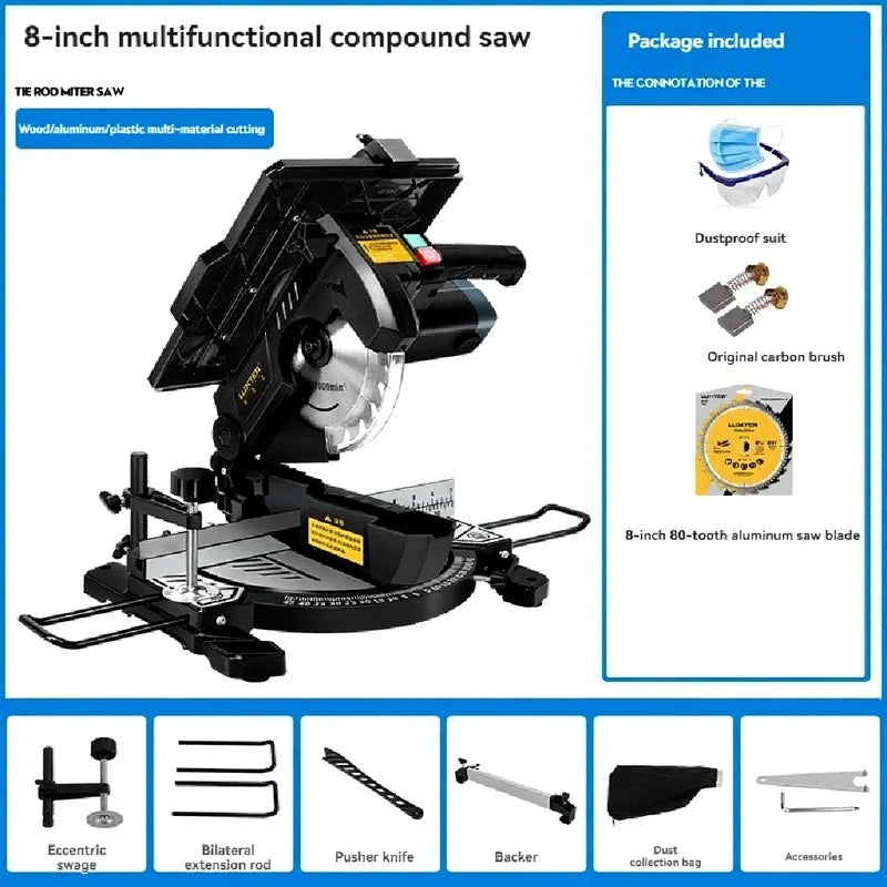 1400W Multifunction Compound Miter Saw | 220V