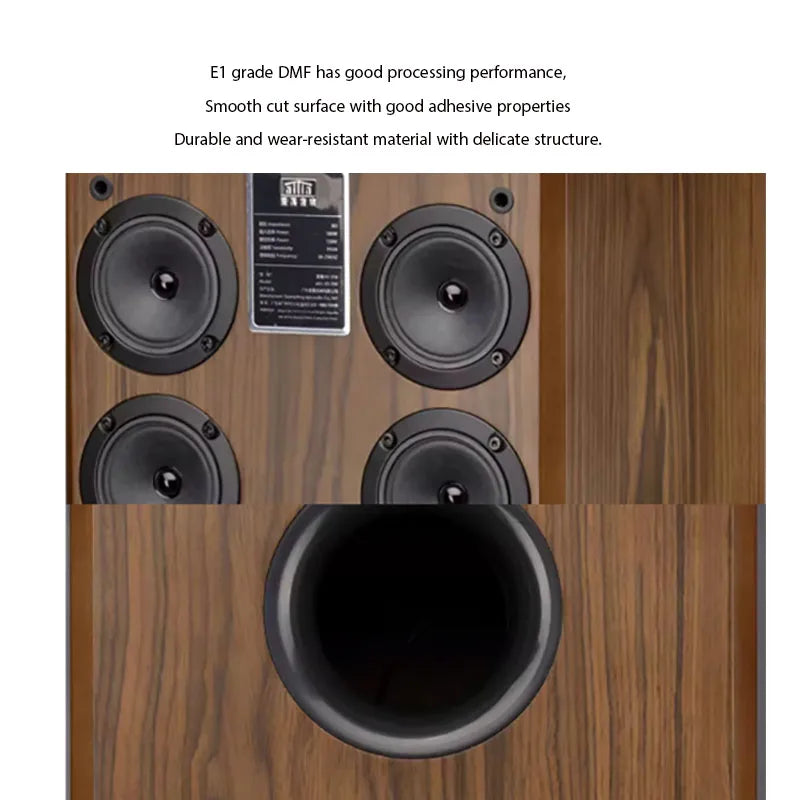 AOSIBAO 10" HIFI Bookshelf Speaker | 3-Way 150W | Wood Cabinet | Home Theater & KTV