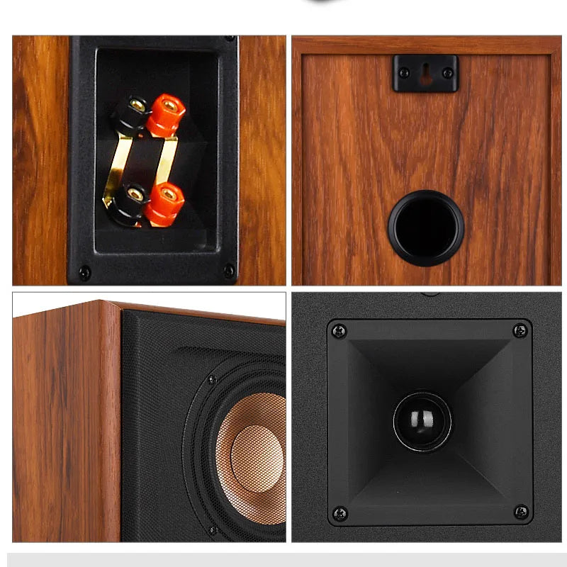 KYYSLB 5.1 Home Theater Audio System | 1600W | DTS Dolby | 12" Subwoofer | Wood Speakers