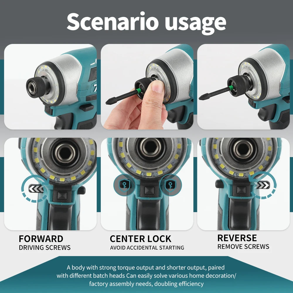 Makita DTD173 / DTW285 | 18V Brushless Impact Tools | Tool Set