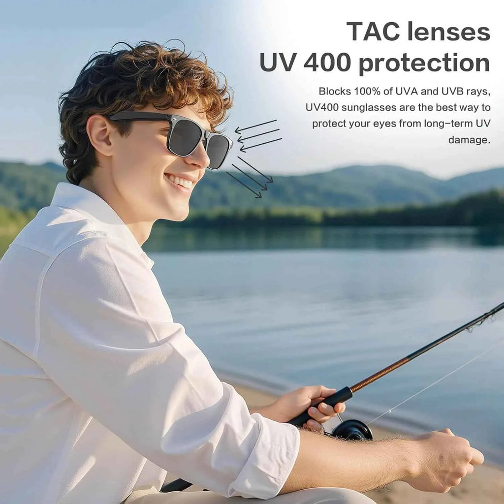 Lentes Inteligentes GUHUAVMI con Cámara IA y ChatGPT | 800W, Doble Lente, Bluetooth 5.3