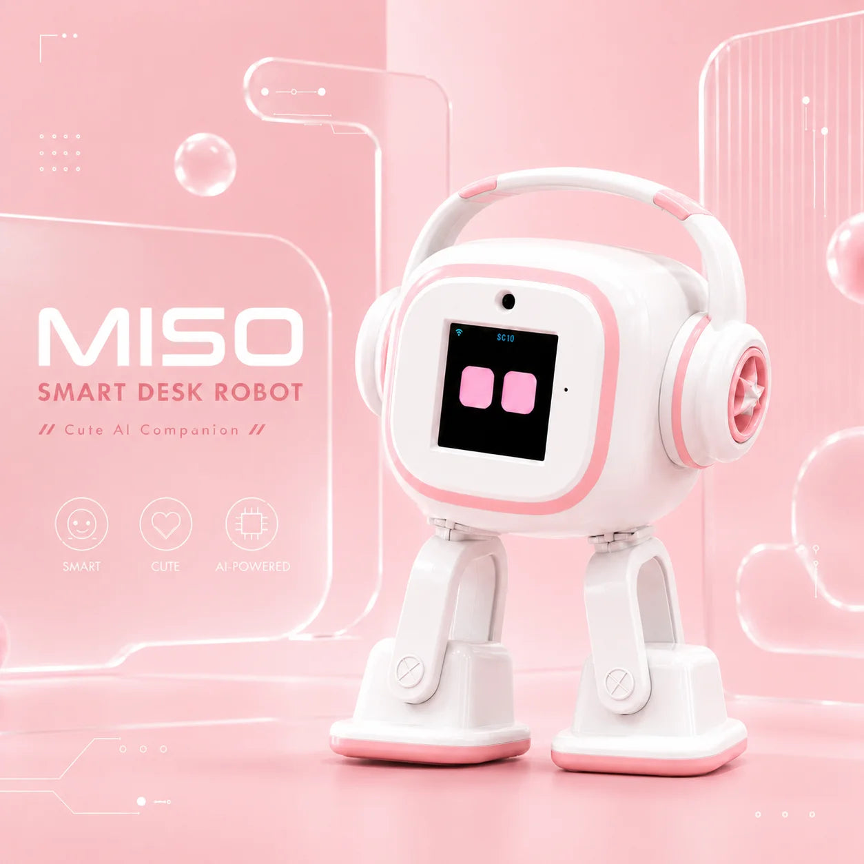 Robot Compañero IA – Control por Voz, Interacción Emocional, Cámara, Chat Inteligente y Baile