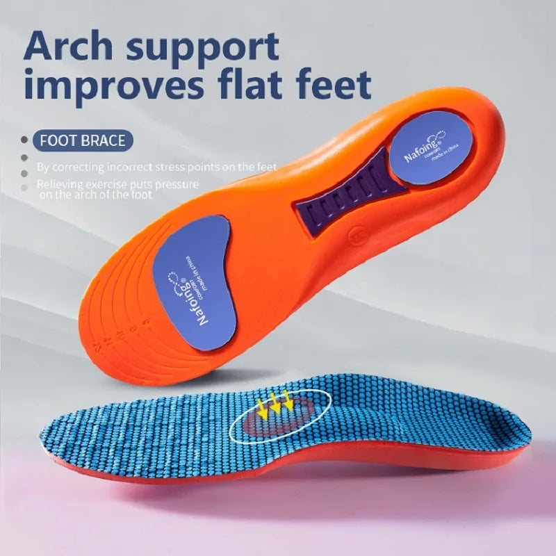 Sport Orthopedic Insoles | EVA Memory Foam | Arch Support & Shock Absorption | Men & Women | EU37-46