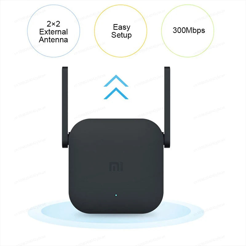 Xiaomi WiFi Amplifier Pro 300Mbps – 2.4GHz Range Extender with 2 Antennas | Smart Home
