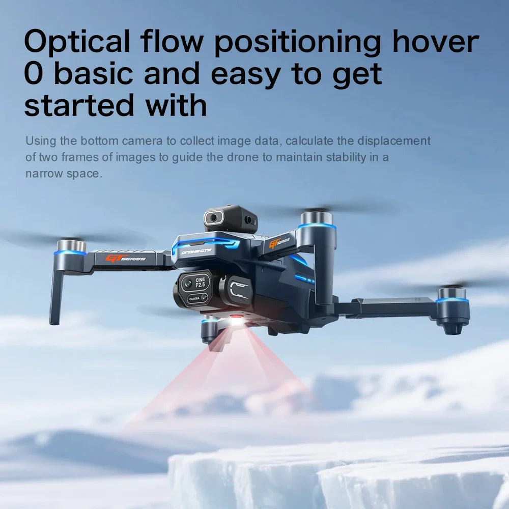 Dron Lenovo GT8 Cámara Dual 8K HD – Motor Brushless, WiFi FPV 5G, Pantalla 4.3", Plegable, Cuadricóptero