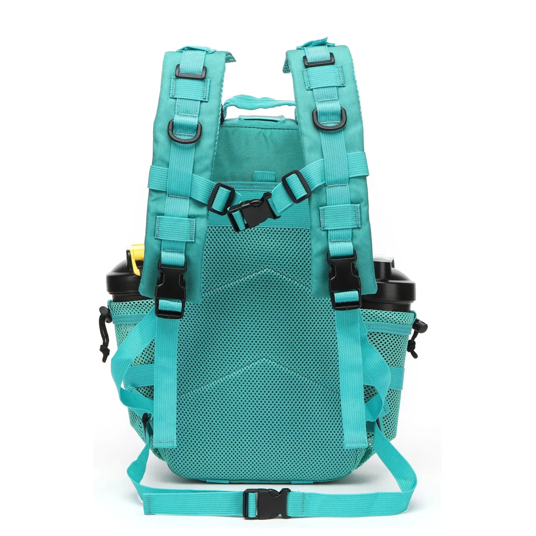 Waterproof Backpack 25L/50L | Gym, Hiking, Travel & Laptop Bag | Dual Bottle Holders | 12 Colors