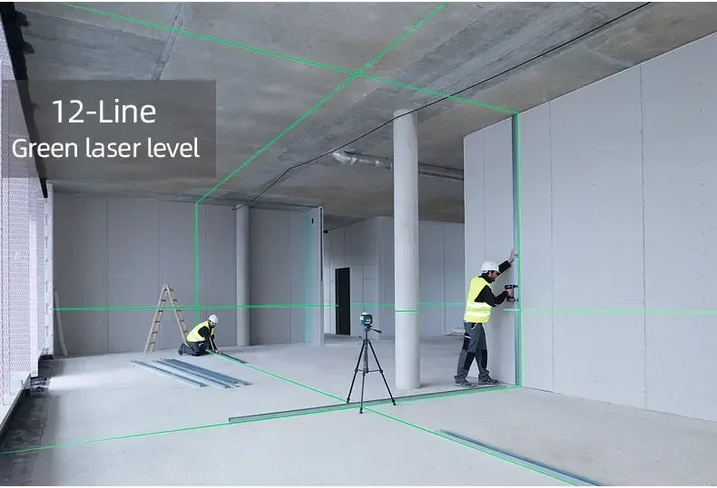 Bosch GLL3-60XG | Green 3D 12-Line Laser Level | Self-Leveling