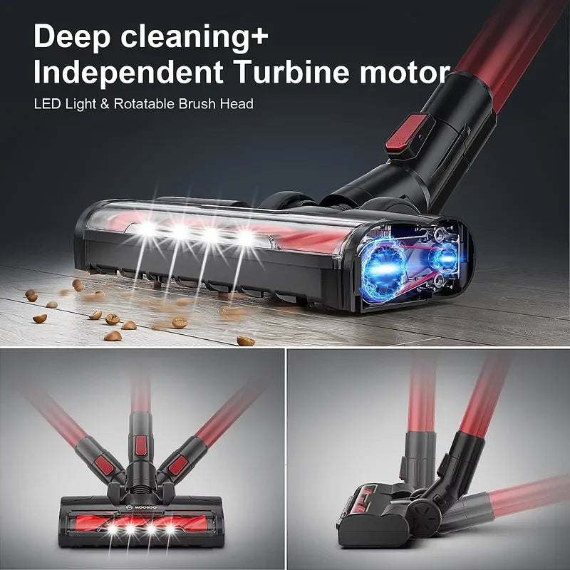 MOOSOO K23 Cordless Vacuum Cleaner | Aspiradora Inalámbrica