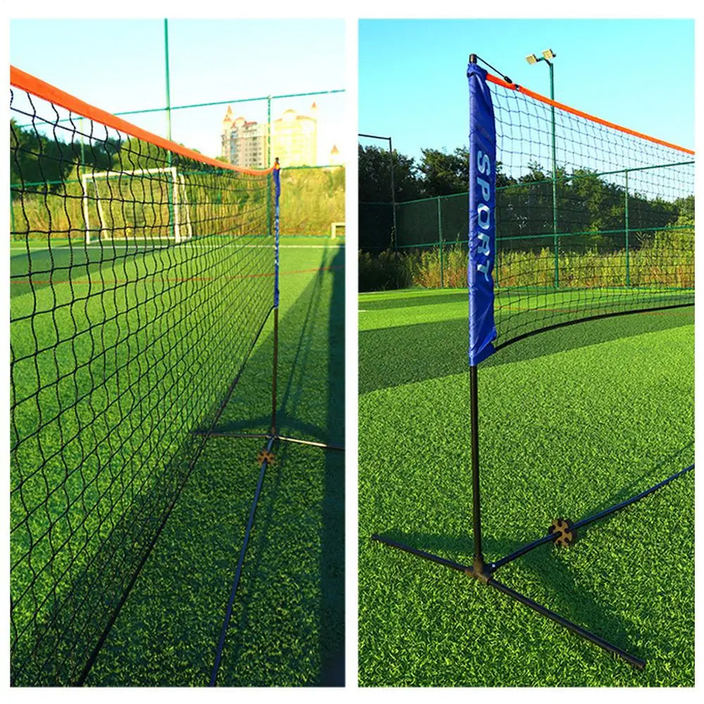 Portable Badminton Net | Height Adjustable | Indoor & Outdoor Sports | 310x76cm Nylon