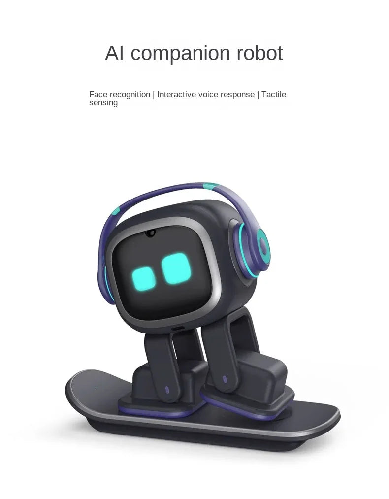 EMO Robot — AI Emotional Companion with Voice, Touch & Self-Learning | Premium Desktop Robot