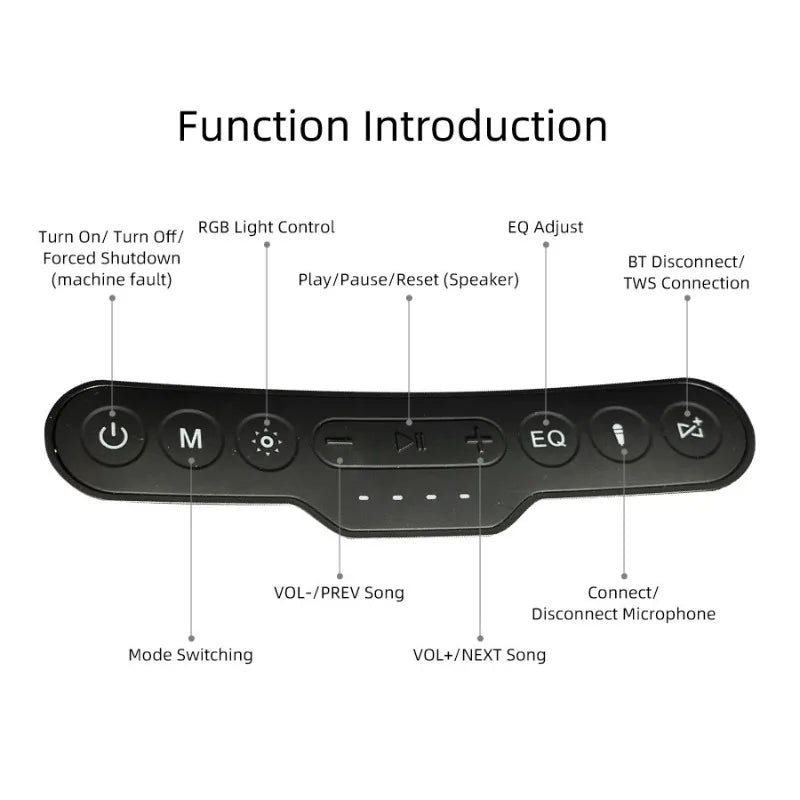 SODLK S1615 Pro | Bocina Bluetooth 500W para Fiestas | Karaoke, RGB, TWS, Control Remoto