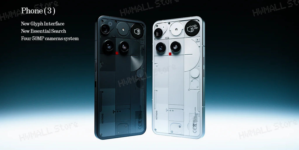 Nothing Phone (3) | 50MP Cameras & 120Hz AMOLED | 5G Android Smartphone