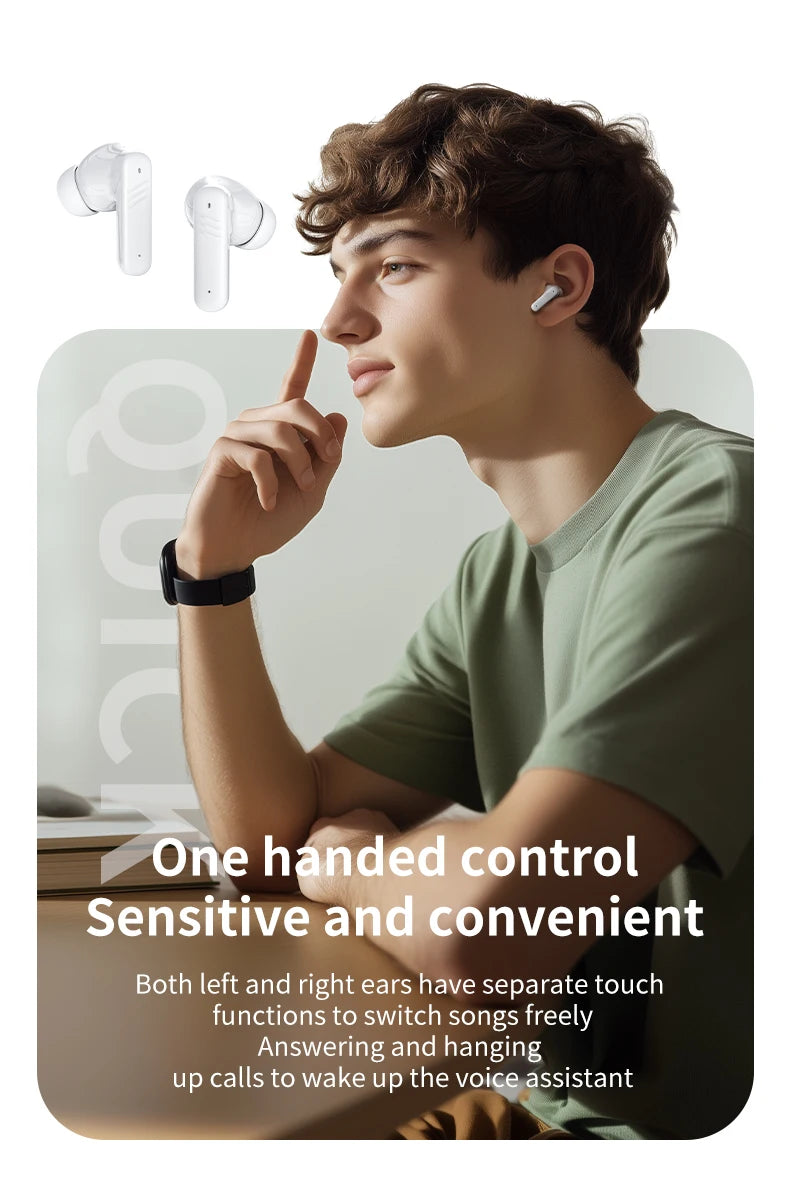 Traductor IA In-Ear | Bluetooth 5.4 | 134 Idiomas | Cancelación de Ruido | Tiempo Real | TWS | Myxon LX-10 / BY-09