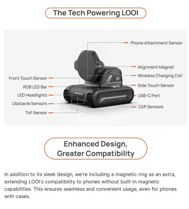 LOOI Robot — AI Mini Robot with Voice & ChatGPT | Smart Learning Companion