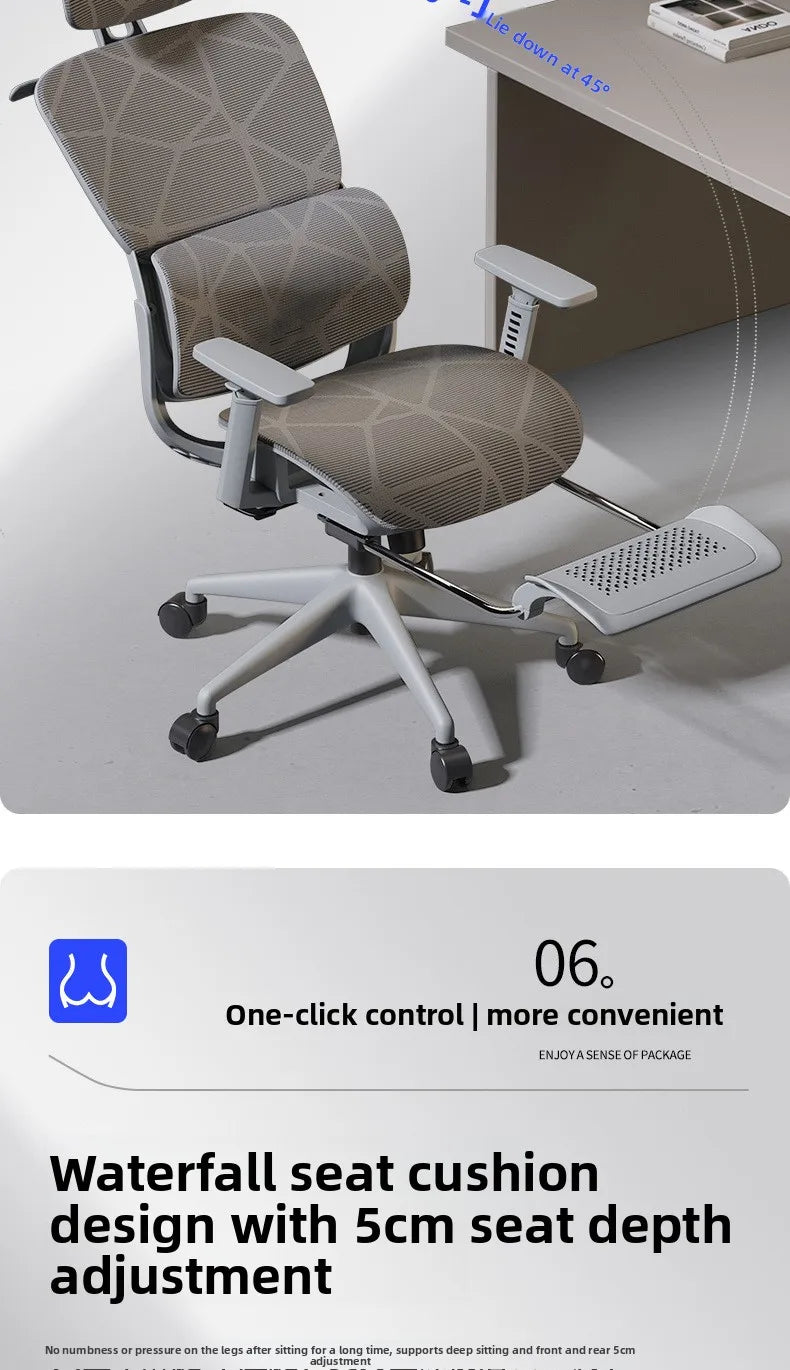 Ergonomic Office Chair | High Back & Armrests | Study