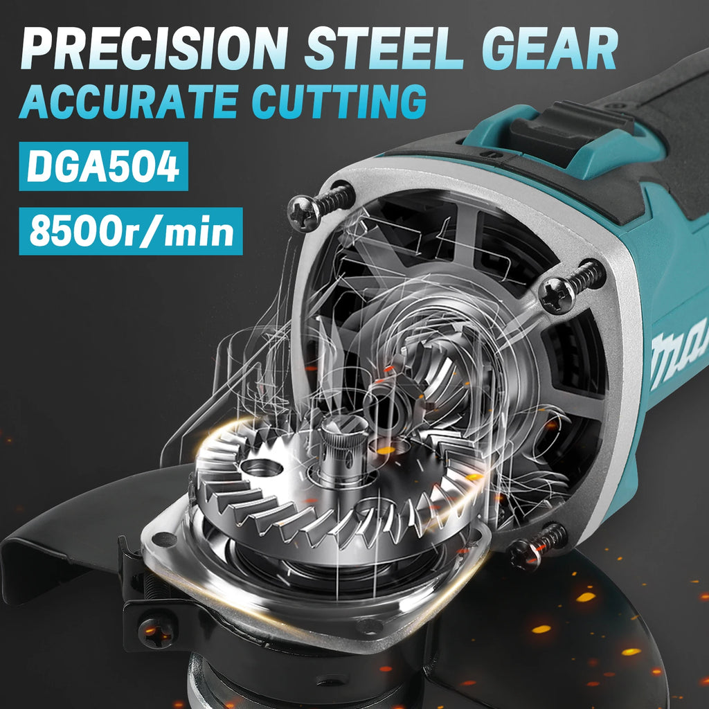 Makita DGA504 | 18V Brushless Angle Grinder | Bare Tool
