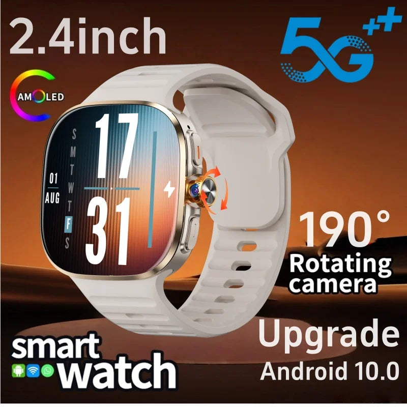 Smartwatch GOLDENSPIKE M99 | AMOLED 2.4" 720×720 | Cámara Giratoria 8MP | 4G | GPS | NFC | WiFi | 2100mAh | Android | GOLDENSPIKE M99 Smart Watch | 2.4" AMOLED | Rotating 8MP Camera | 4G | GPS | NFC | 2100mAh