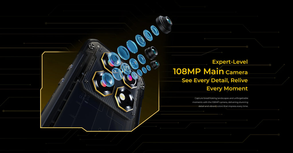OUKITEL WP60 | Rugged Smartphone 5G 10000mAh 108MP 120Hz | Android 15 NFC