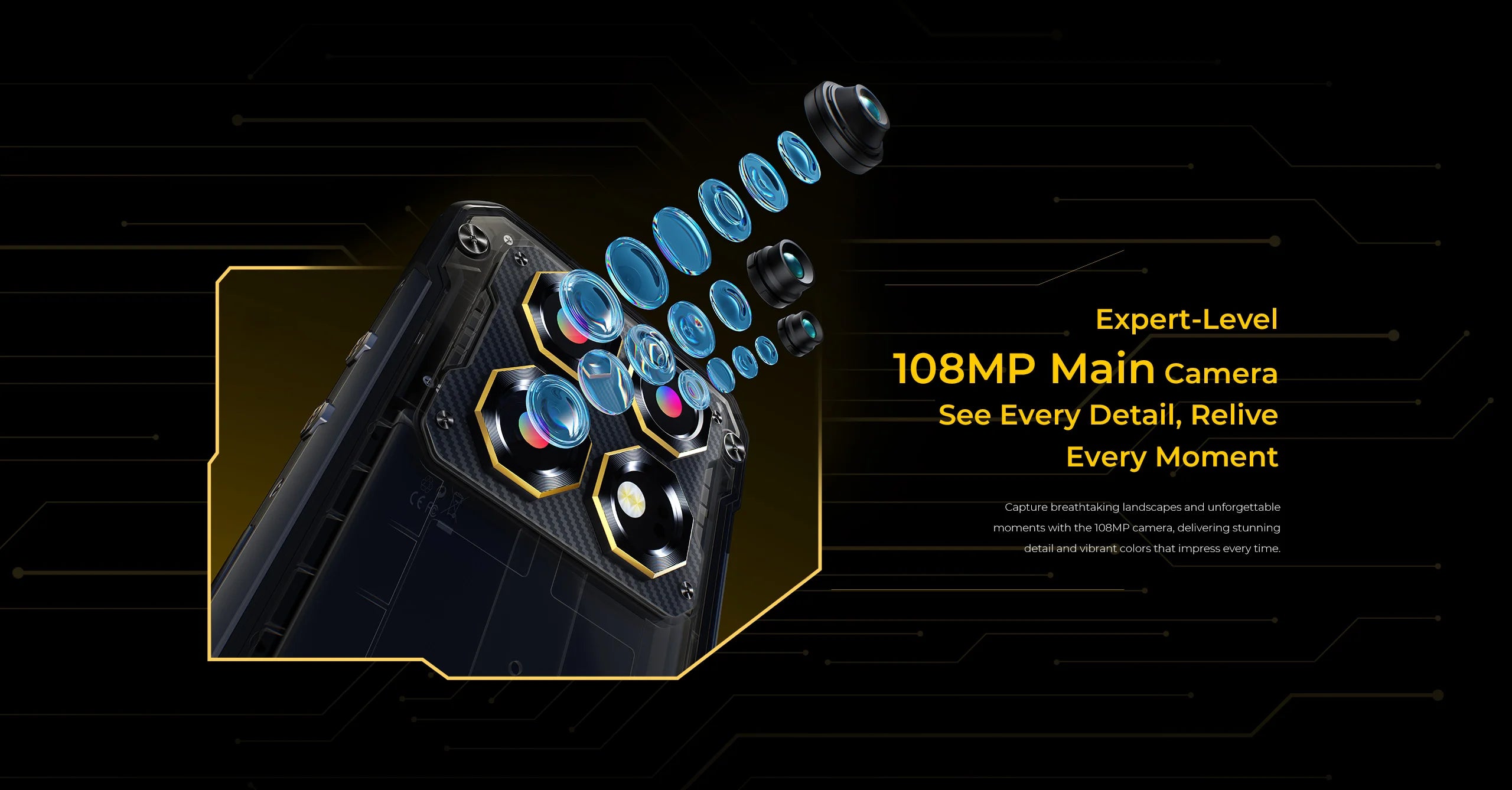 OUKITEL WP60 | Rugged Smartphone 5G 10000mAh 108MP 120Hz | Android 15 NFC