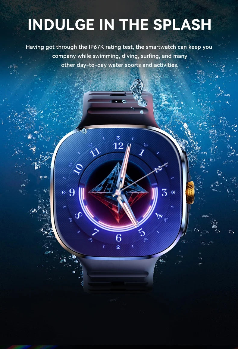 Smartwatch GOLDENSPIKE M99 | AMOLED 2.4" 720×720 | Cámara Giratoria 8MP | 4G | GPS | NFC | WiFi | 2100mAh | Android | GOLDENSPIKE M99 Smart Watch | 2.4" AMOLED | Rotating 8MP Camera | 4G | GPS | NFC | 2100mAh
