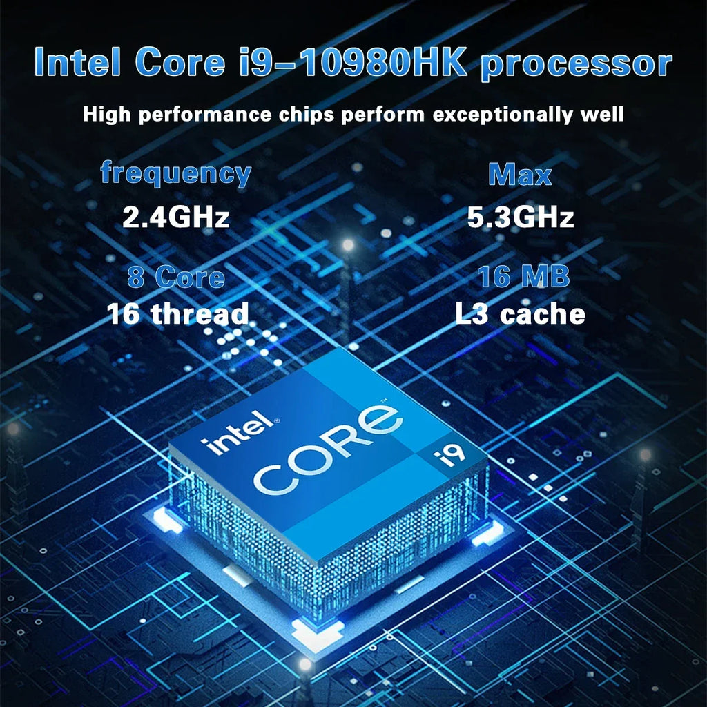 LENOU Laptop 15.6" FHD | Intel Core i9-10980, 32GB RAM, 2TB SSD | Windows 11, Gaming & Home