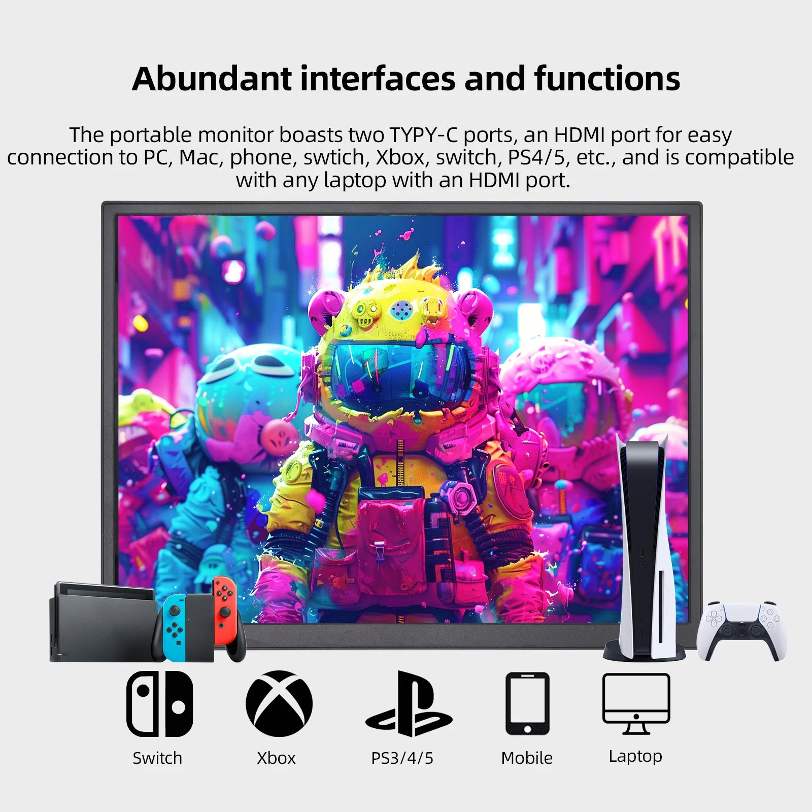ZSUS PM10A | Monitor Portátil 10.5" 1280P IPS | 100% sRGB, 420 nits, Low Blue Light, Type-C