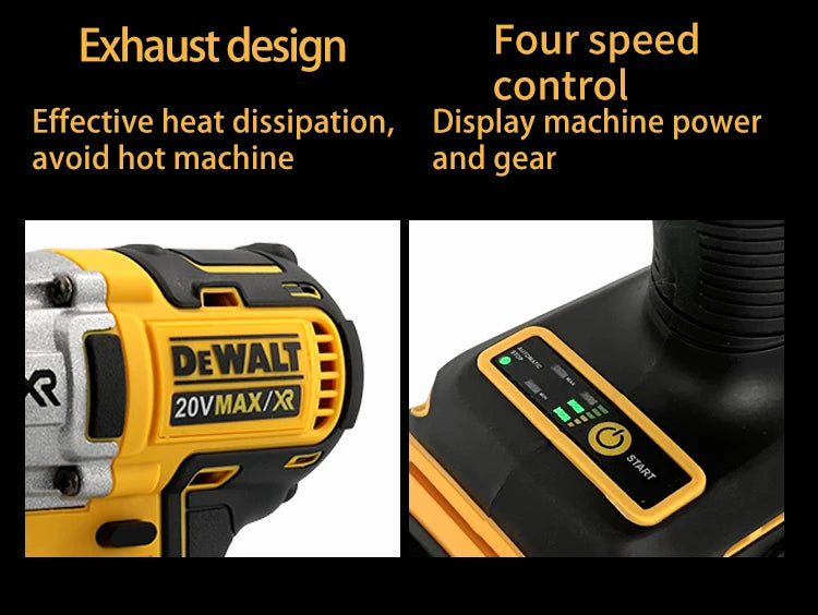 DEWALT-Compatible DCD887 | 20V Brushless Impact Driver | Tool Only