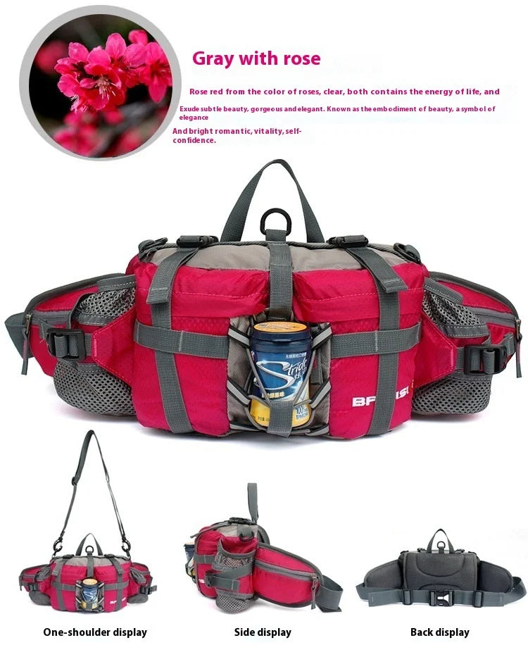 Outdoor Waist Pack | 5L Polyester Design | Hiking & Cycling