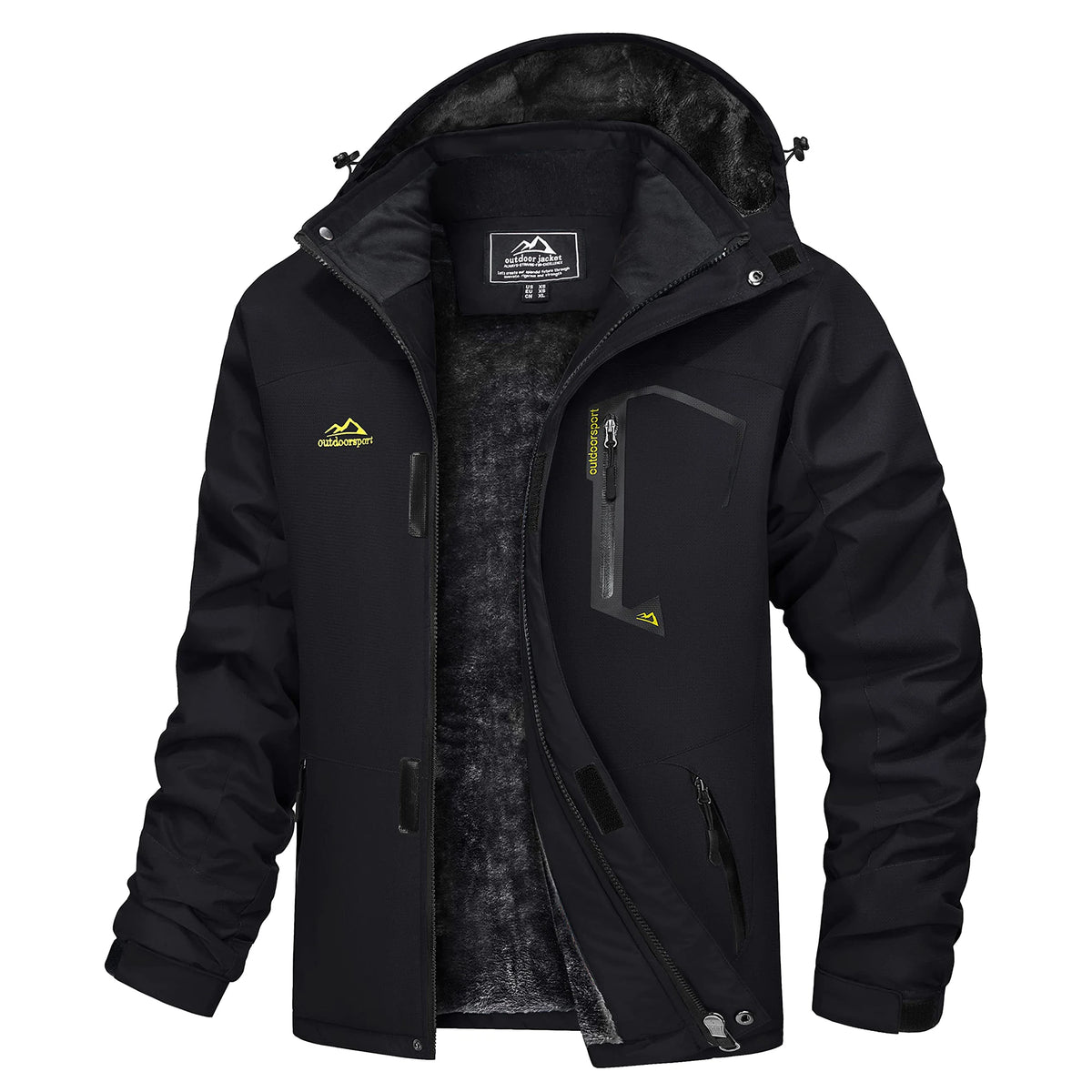 MAGCOMSEN Men's Winter Jacket | Fleece Lined | Ski & Hiking