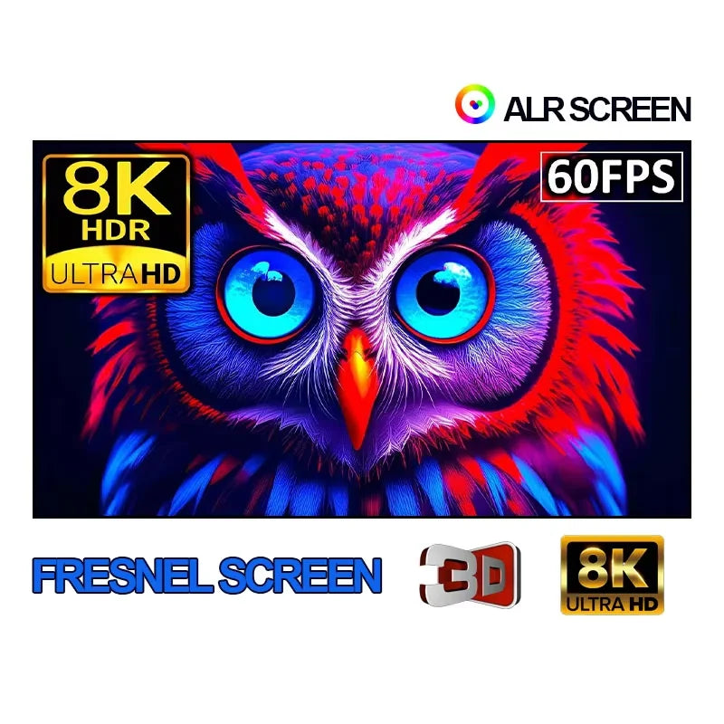 Yovanxer Fresnel 5.0 Pro ALR Screen | Fixed Frame 16:9 | Standard & Long Throw