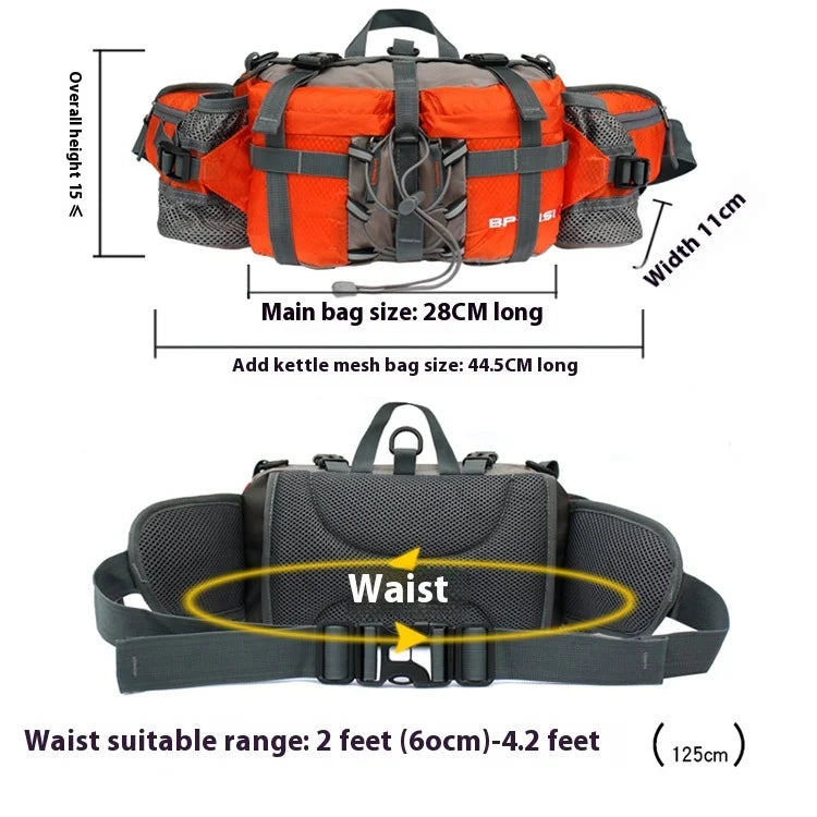 Outdoor Waist Pack | 5L Polyester Design | Hiking & Cycling