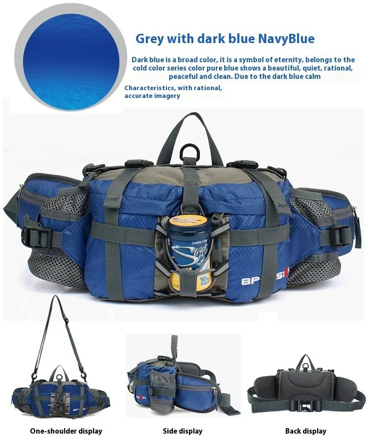 Outdoor Waist Pack | 5L Polyester Design | Hiking & Cycling