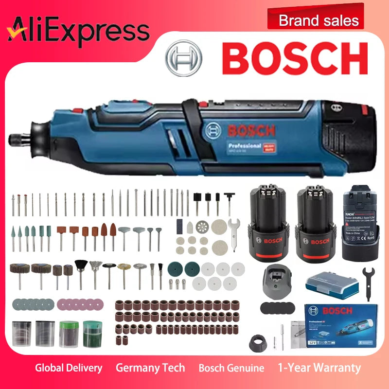 Bosch GRO 12V-35 | Cordless Rotary Tool | Battery Kits