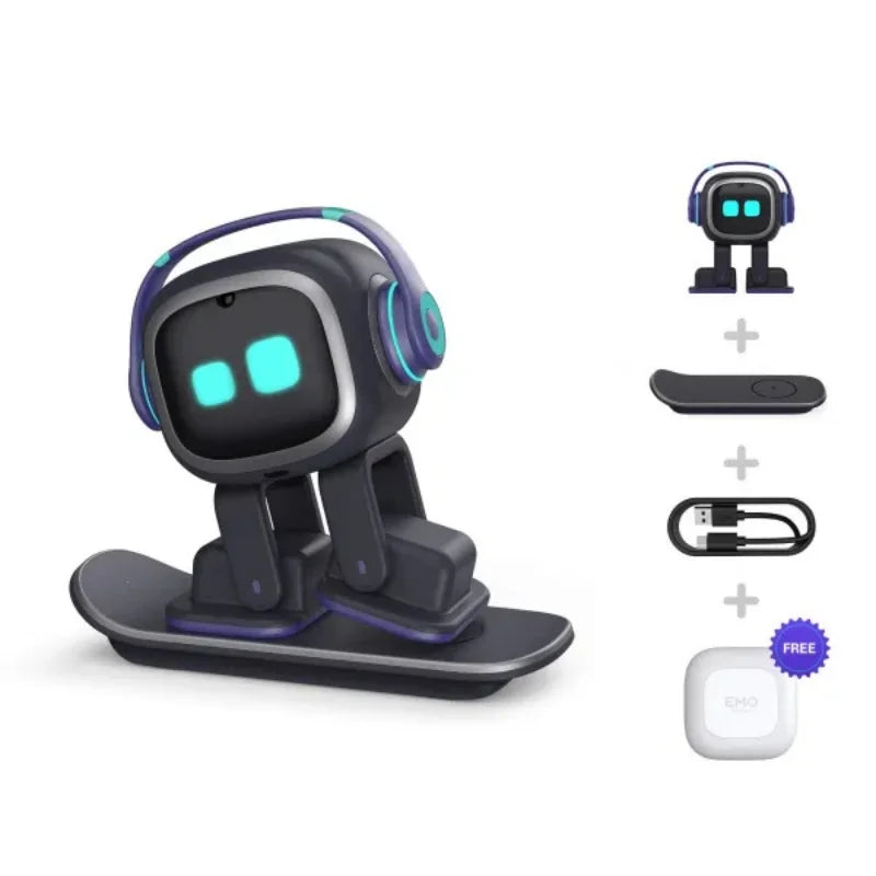 EMO Robot — AI Emotional Companion with Voice, Touch & Self-Learning | Premium Desktop Robot